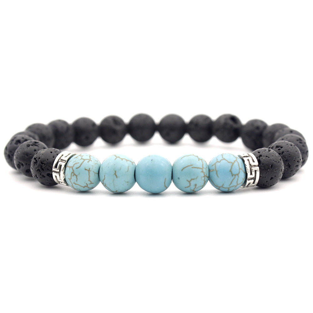 Venta al por mayor Pulseras De Cuentas De Piedra Volcánica